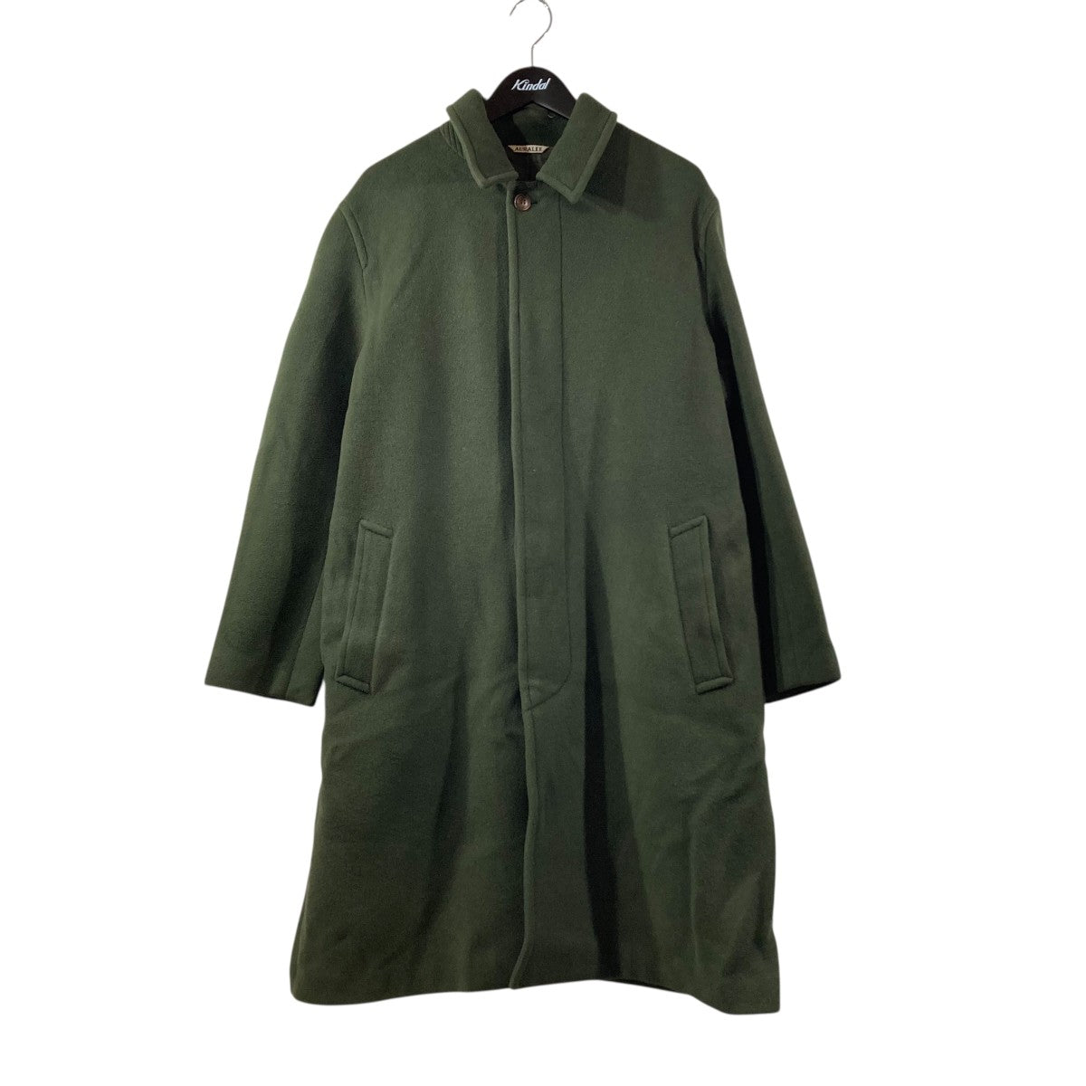 AURALEE(オーラリー) フーテッドダブルコート A22AC03FB ブラック