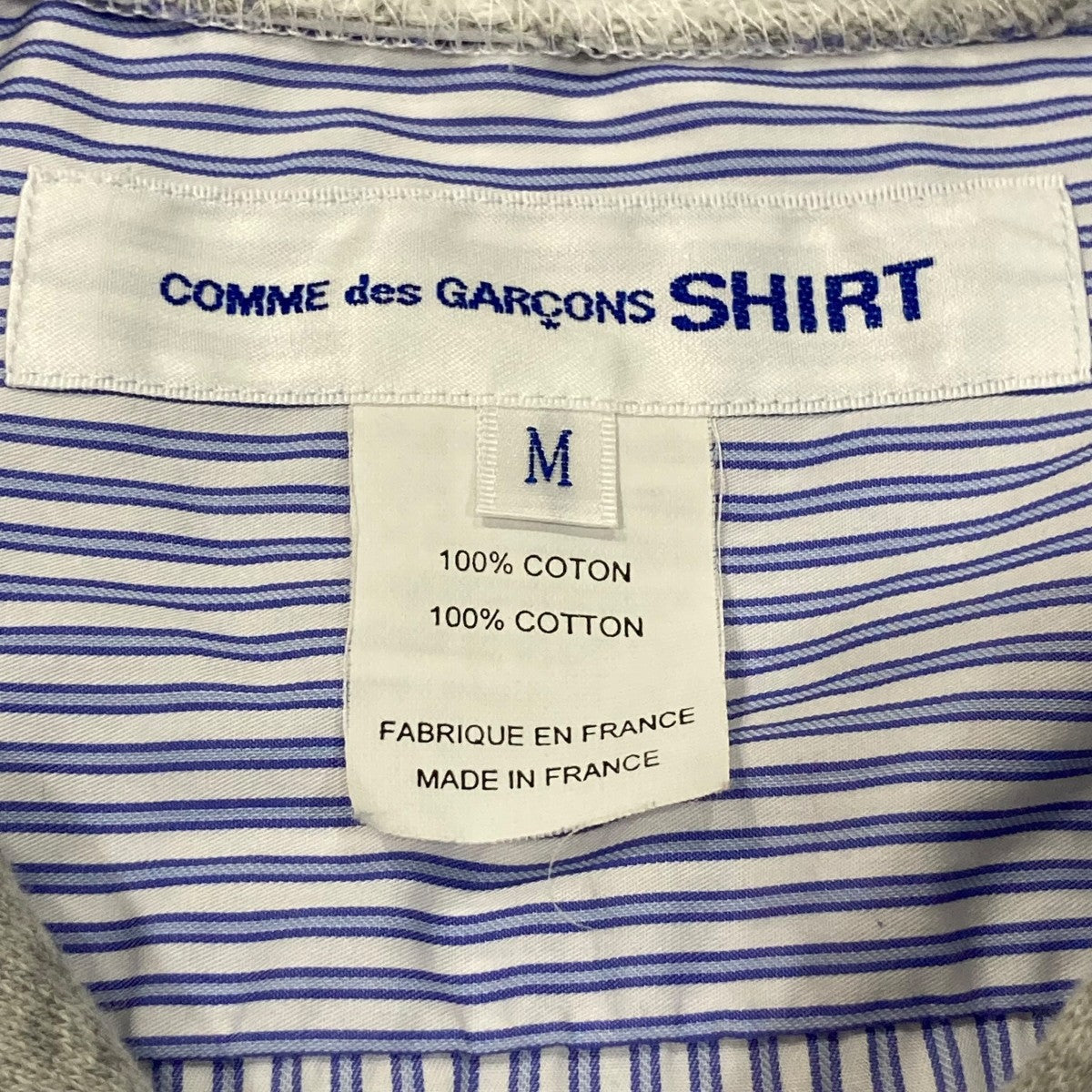COMME des GARCONS SHIRT(コムデギャルソンシャツ) yarn dyed cotton