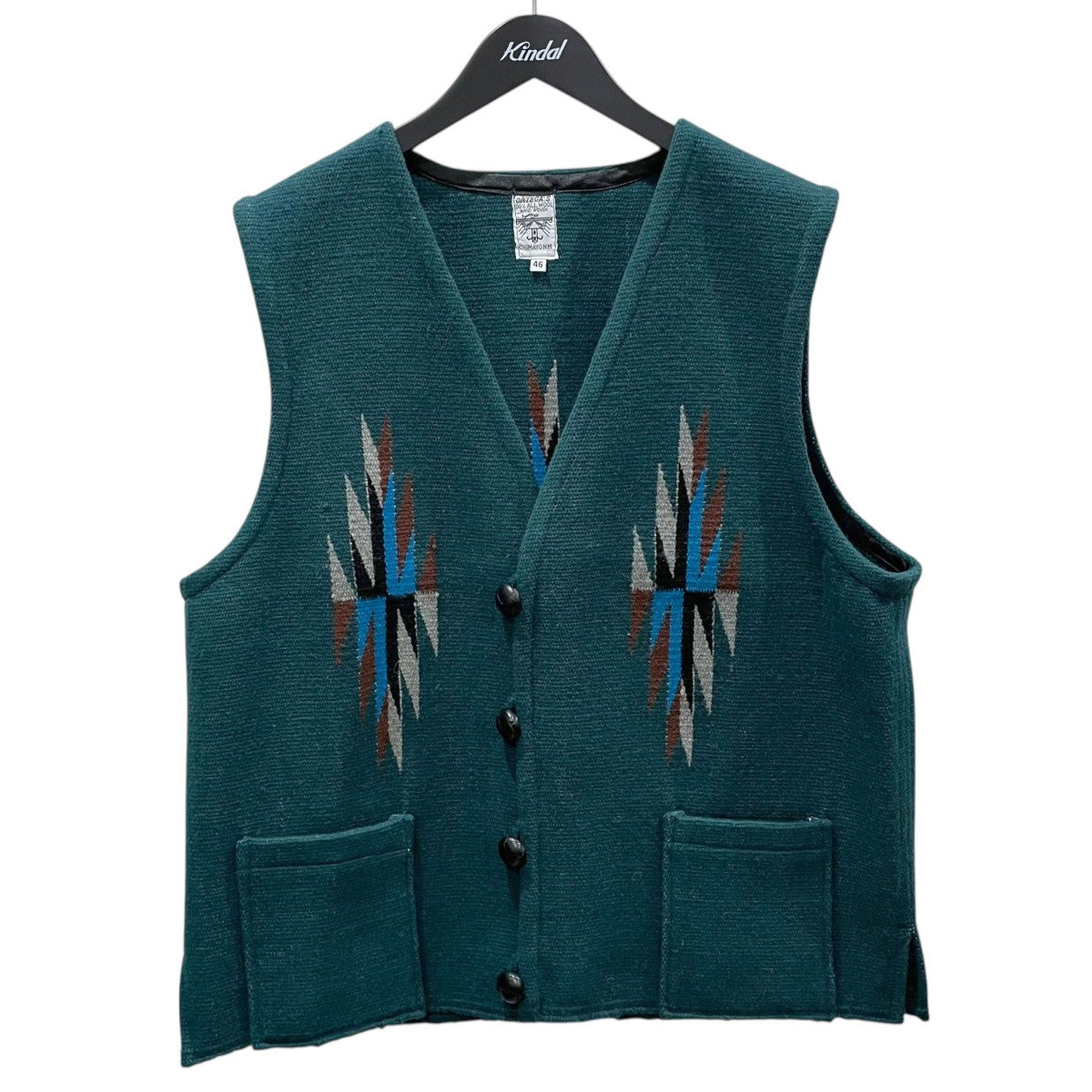 ORTEGA’S ウールベスト CHIMAYO VEST チマヨベスト 古着・中古-1枚目のアイテム画像