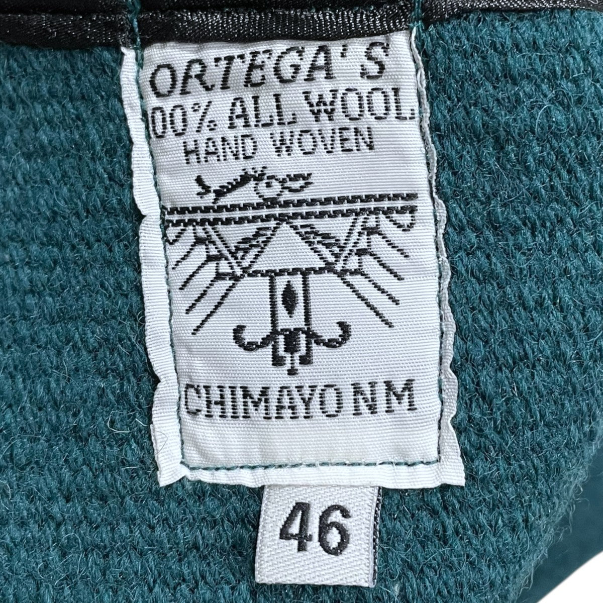 ORTEGA’S ウールベスト CHIMAYO VEST チマヨベスト 古着・中古-5枚目のアイテム画像