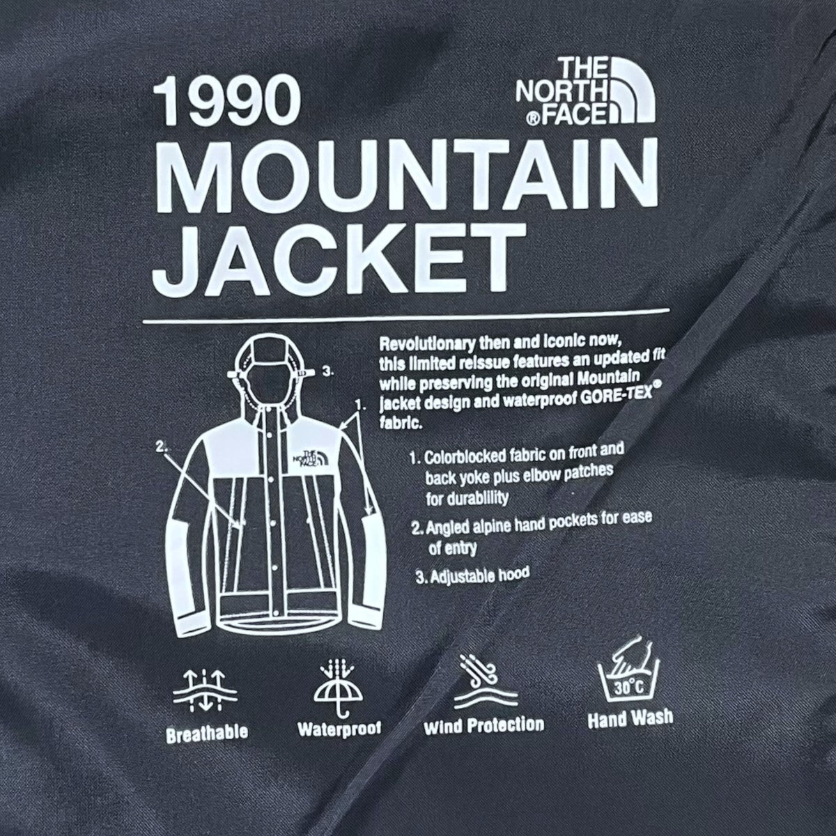 マウンテンパーカー GTX 1990 MOUNTAIN JACKET ゴアテックス1990マウンテンジャケット 韓国製 NI2GN43D