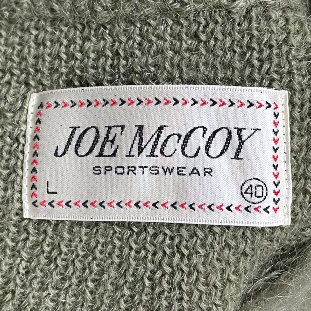 Vネックモヘアニットカーディガン