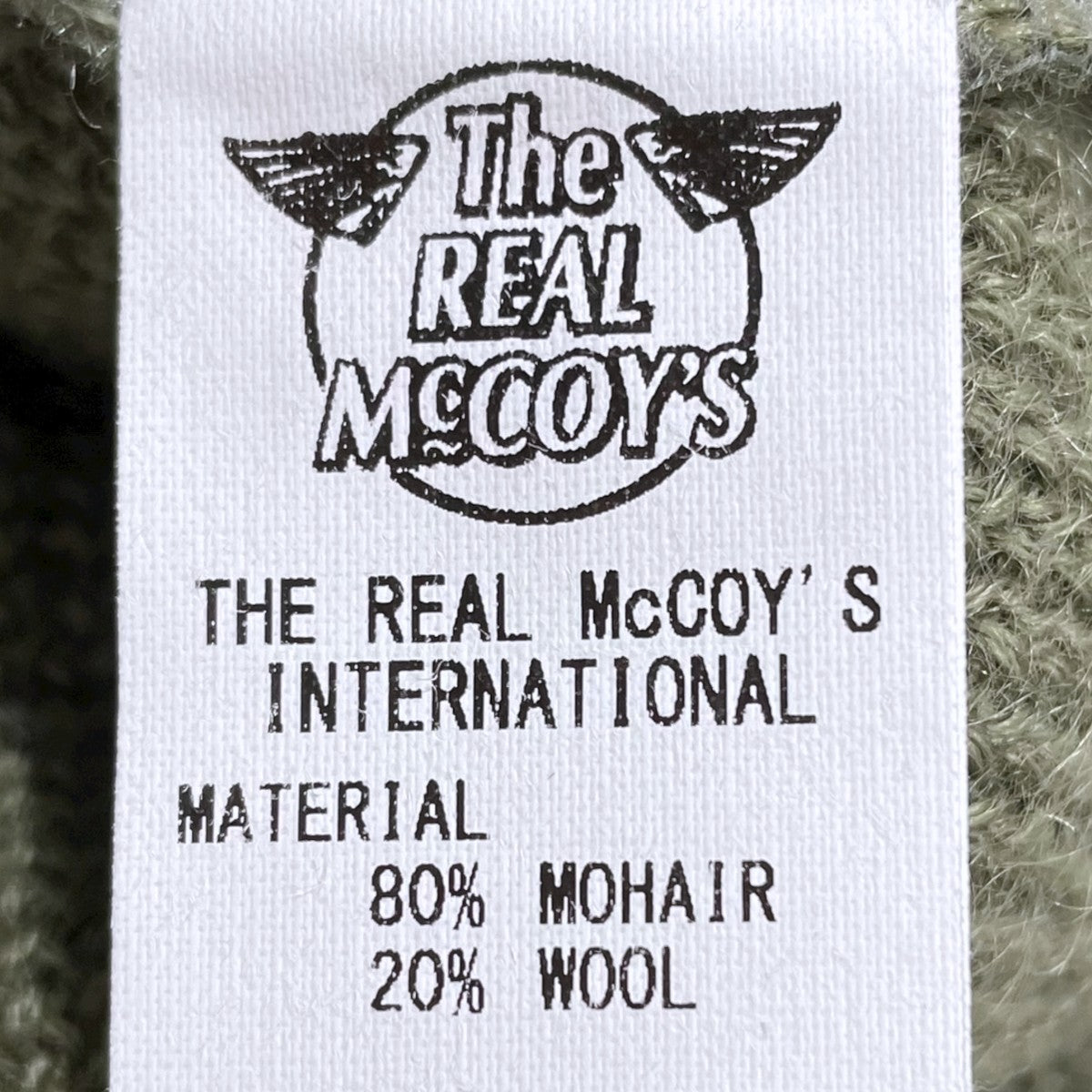 Vネックモヘアニットカーディガン