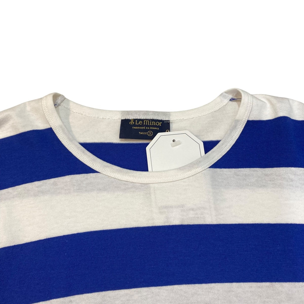 ルミノワ×ヴェリテクール Le minor×Veritecoeur ビッグボーダーロングスリーブ ボーダーTシャツ FC-038 ホワイト×ブルー サ 楽天市場】[FC-038]Veritecoeur×Le minor(ヴェリテクール