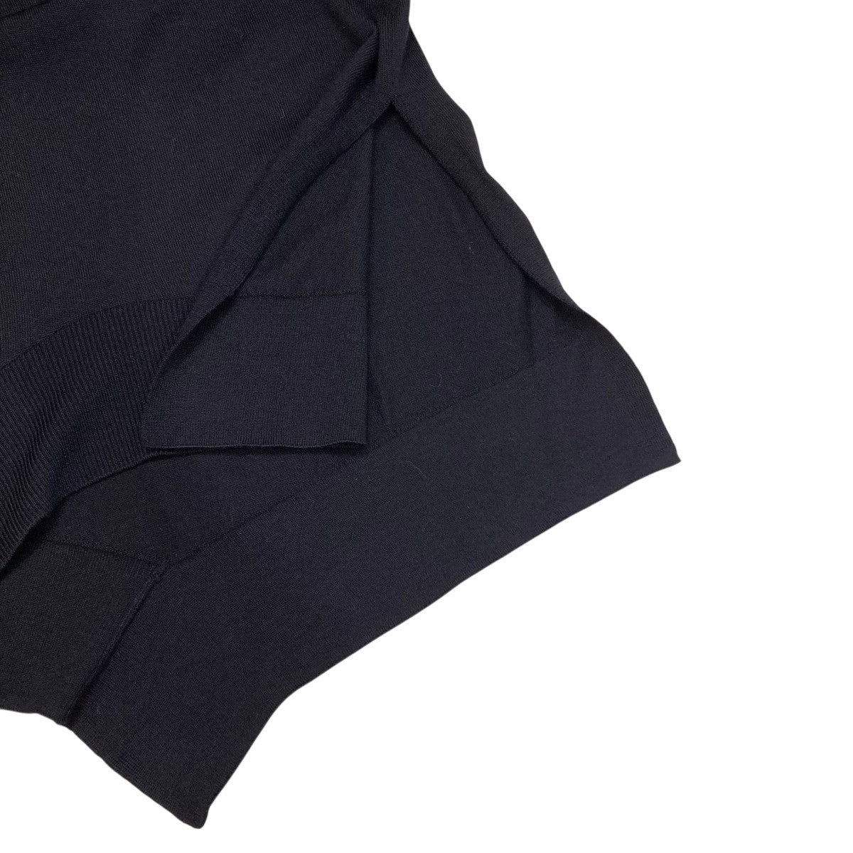 ENFOLD - ENFOLD エンフォルド WAVE-HEM PULLOVER ニットセーター 300HA270-2770 ブルー 38 ENFOLD(エンフォルド) WAVE HEM PULLOVERニット300HA270-2770