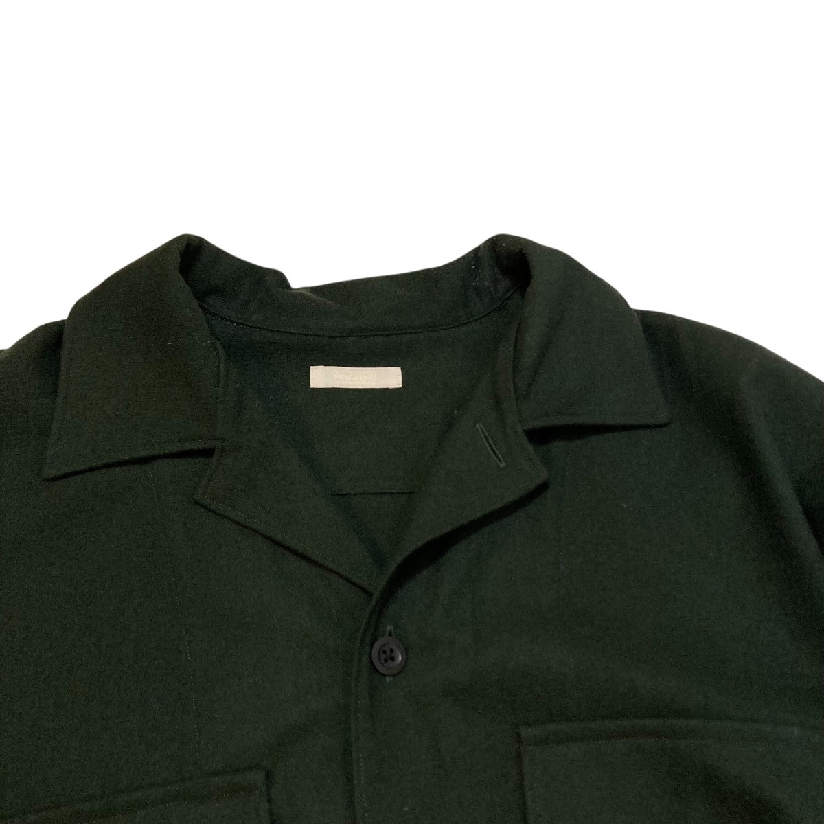 ULTERIOR UPER FINE WOOL CHECKED OVER SHIRT長袖シャツULSH50-HC176 古着・中古-3枚目のアイテム画像