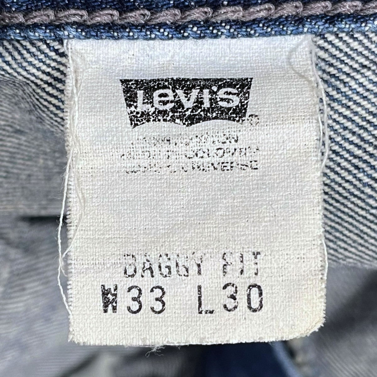 LEVI'S SILVER TAB(リーバイスシルバータブ) デニムパンツ BAGGY