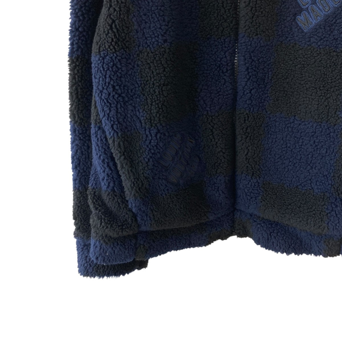 22SSNIGO JACQUARD DAMIER FLEECE JACKETボアジャケットHMY05W