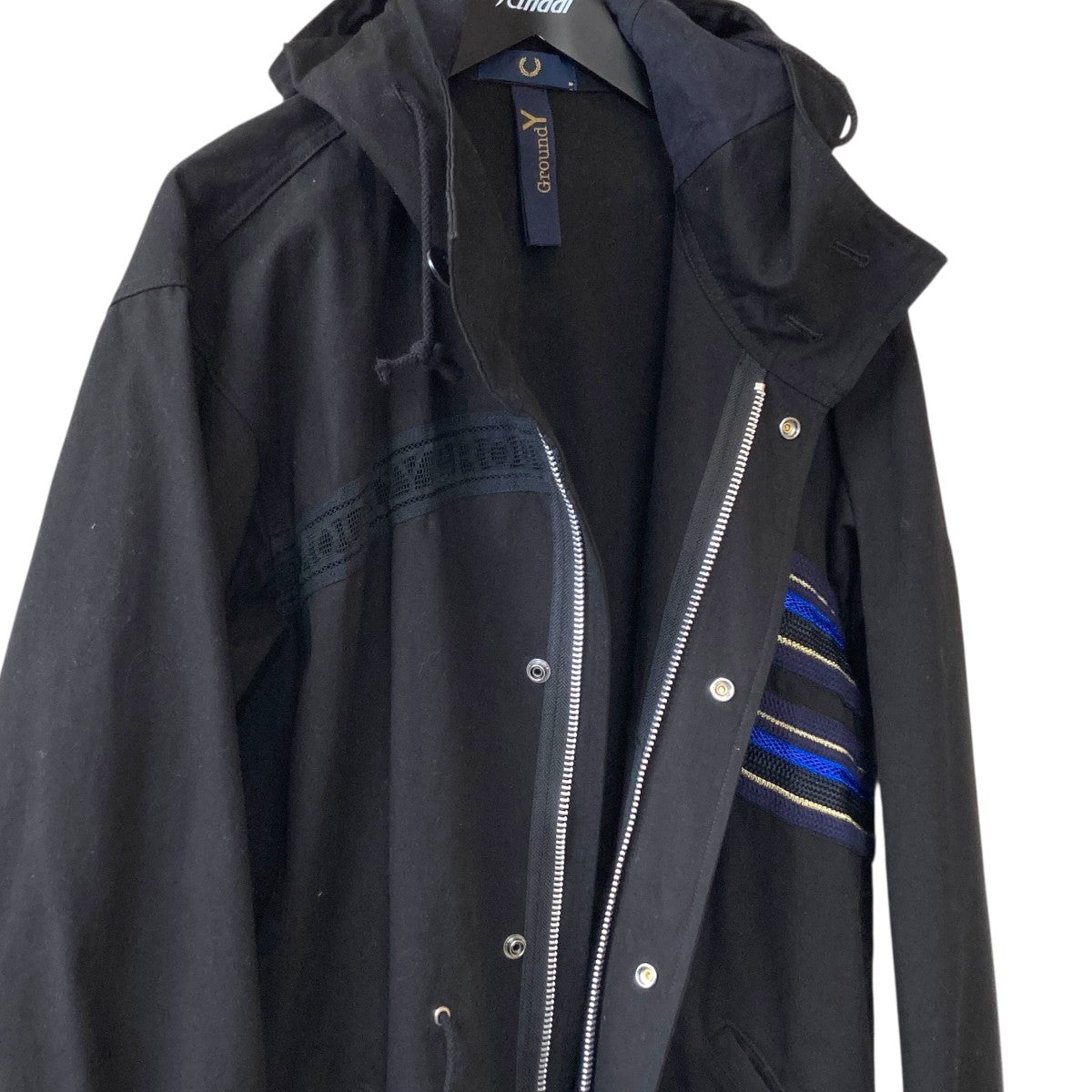 FRED PERRY×GROUND Y Fish Tail ParkerモッズコートGN-C02-850