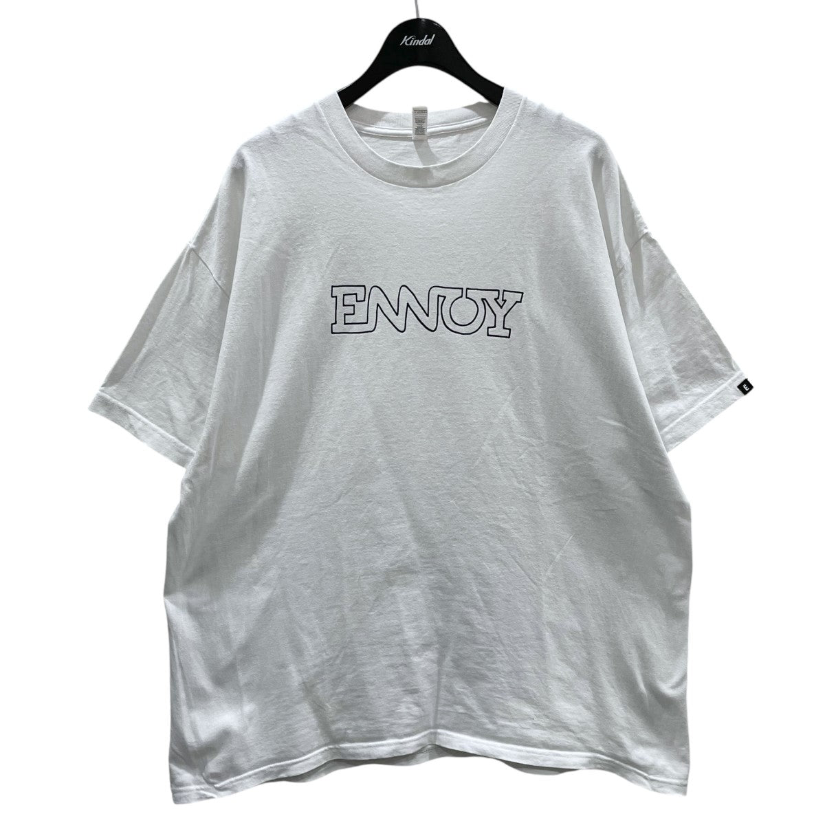 ENNOY(エンノイ) ロゴプリントTシャツ ホワイト サイズ 2XL