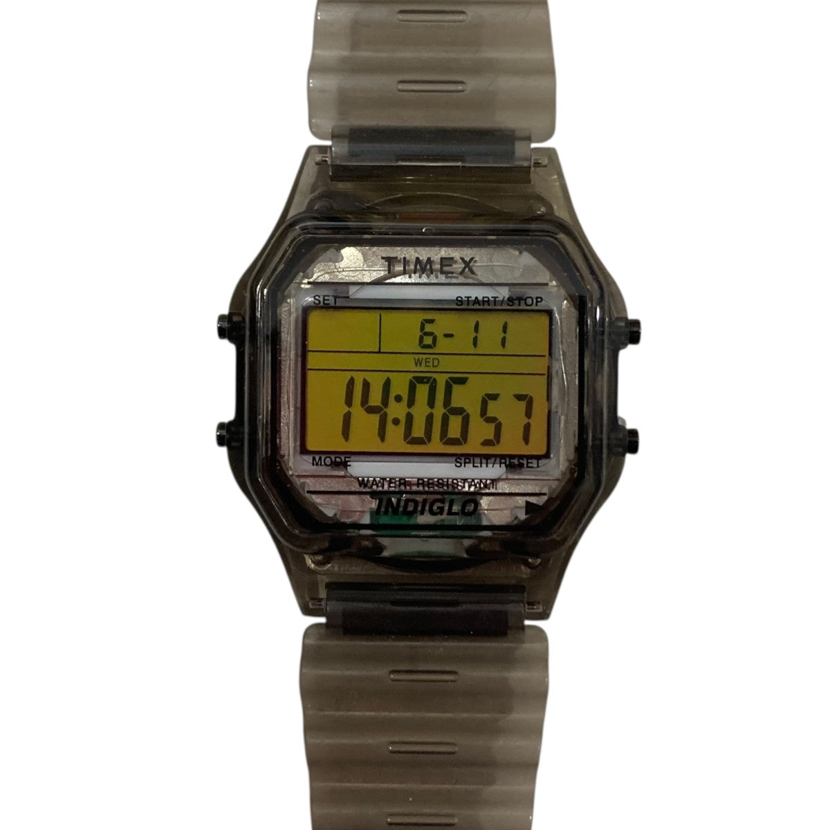 TIMEX×BEAMS Classics Digital腕時計TW2U68600 TW2U68600 クリア