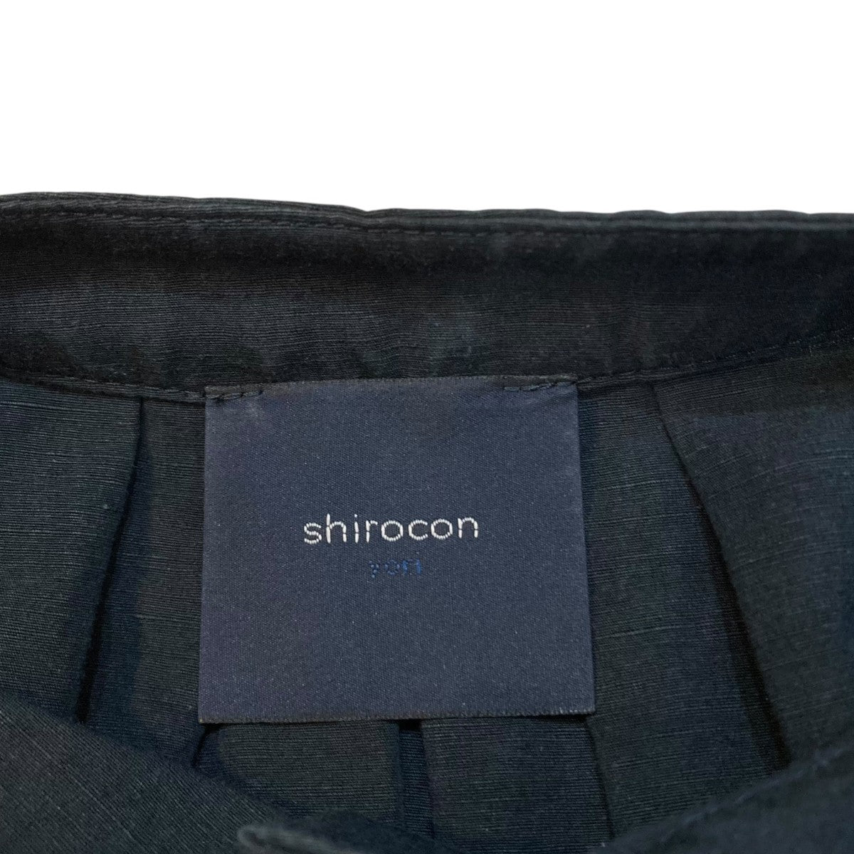 シロコン SHIROCON ピーナッツスリーブブラウス 長袖ブラウス SC2121-002SP ネイビー サイズ：36 SHIROCON(シロコン) ピーナッツスリーブブラウス長袖ブラウス