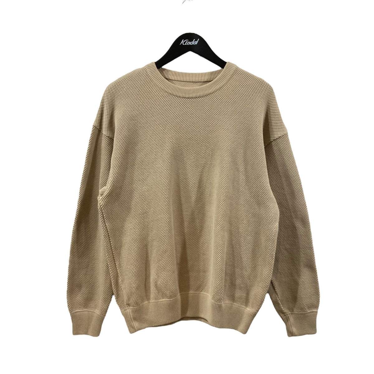 【未使用】crepuscule☆ニットポロ☆1☆ベージュ crepuscule - 【残り一点】M-G Knit Polo | ACRMTSM ONLINE STORE