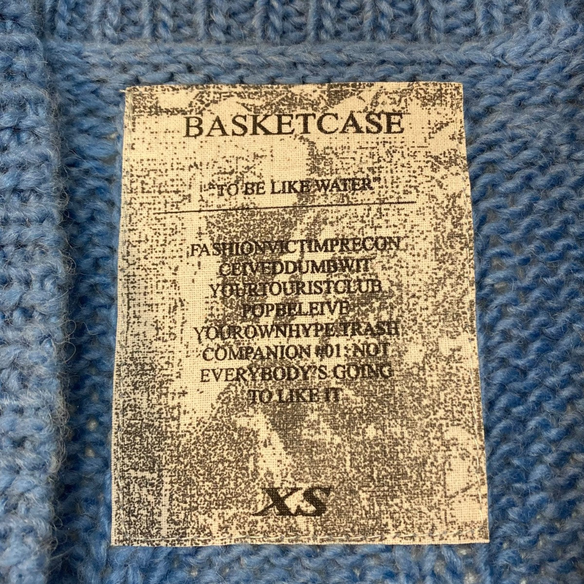 BASKETCASE(バスケットケース) Vネックニット92663 92663 ブルー