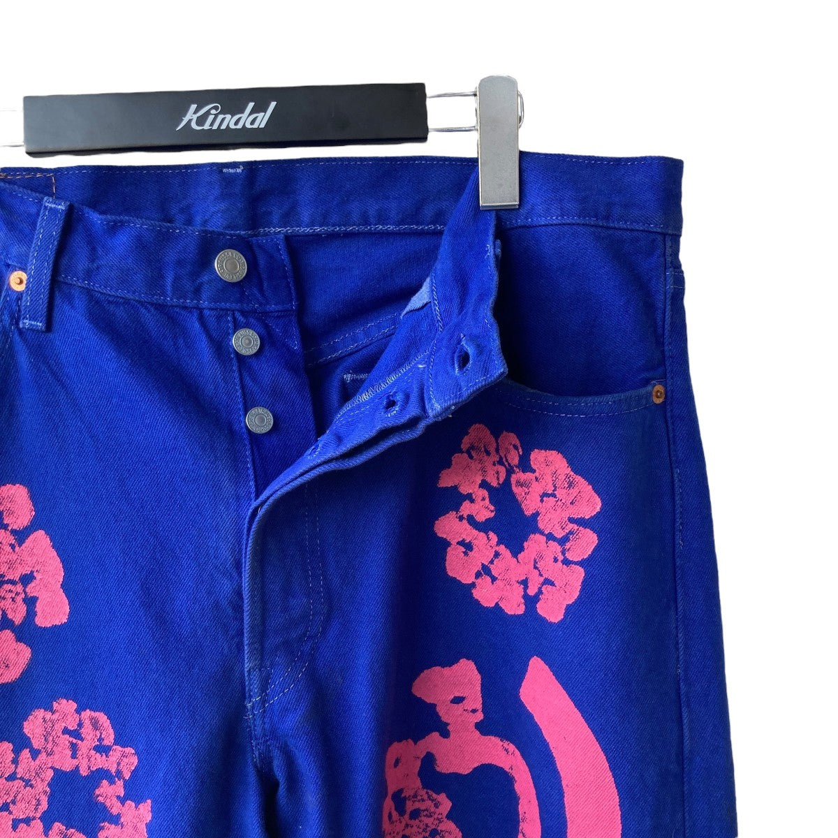 LEVI'S×Denim Tears フラワープリントストレートデニムパンツPC9-A1592