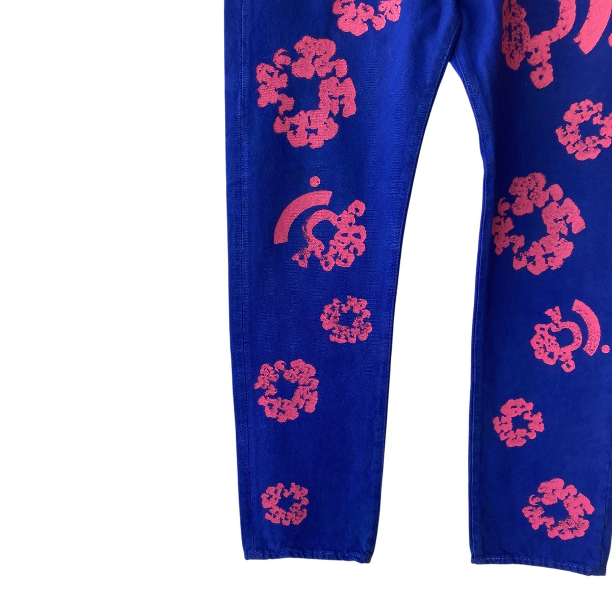 LEVI'S×Denim Tears フラワープリントストレートデニムパンツPC9-A1592