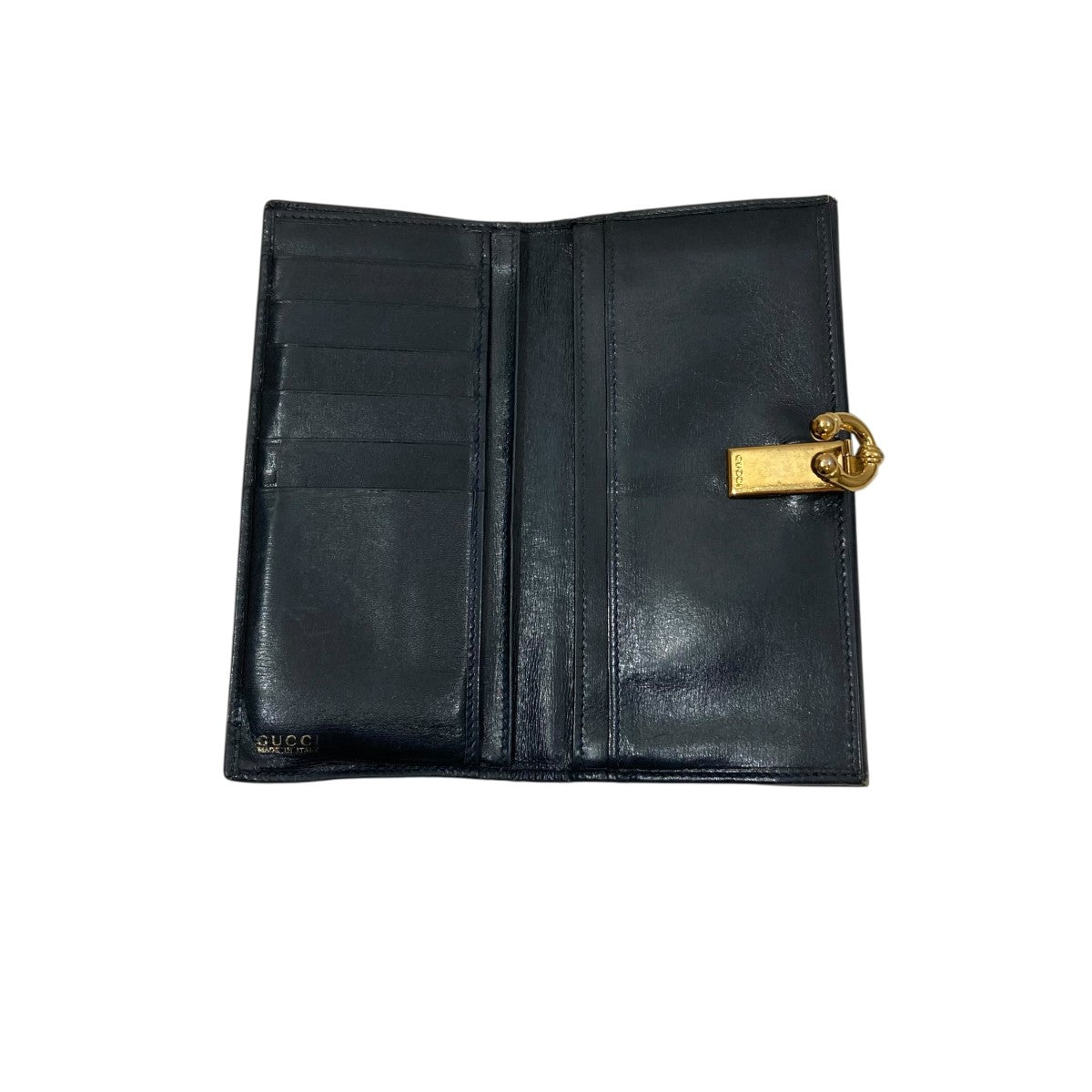 【kta197出品】GUCCI 二つ折り財布 黒 GUCCI(グッチ) 二つ折り財布 ブラック｜【公式】カインドオル