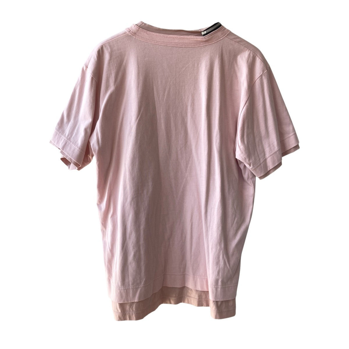 サカイ☆23AW☆メンズ☆ロングTシャツ☆XL☆ピンク☆グレー☆グラデーション sacai(サカイ) ZIP NECK レイヤードTシャツ20-02245M 20-02245M