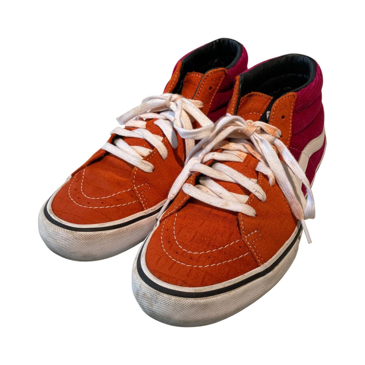 VANS×Supreme スニーカー721454 721454 オレンジ×ピンク サイズ