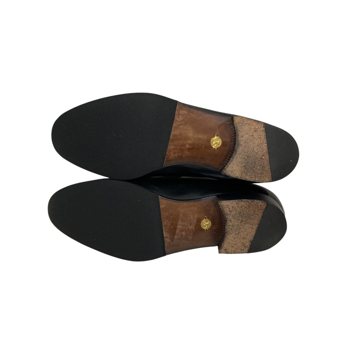 レユッカス　ローファー　ブラック　Y31319 Le Yucca's(レユッカス) LAST YEB LOAFERコインローファーY31319