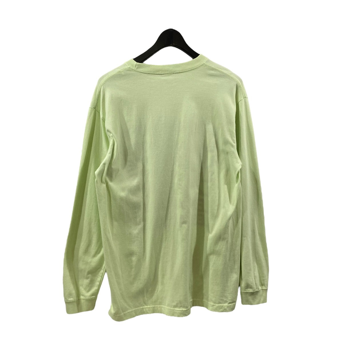 ロク ROKU 長袖Tシャツ HMN6-25SS-04CS 黄緑 サイズ：L ROKU(ロク) 長袖TシャツHMN6-25SS-04CS HMN6-25SS-04CS 黄緑