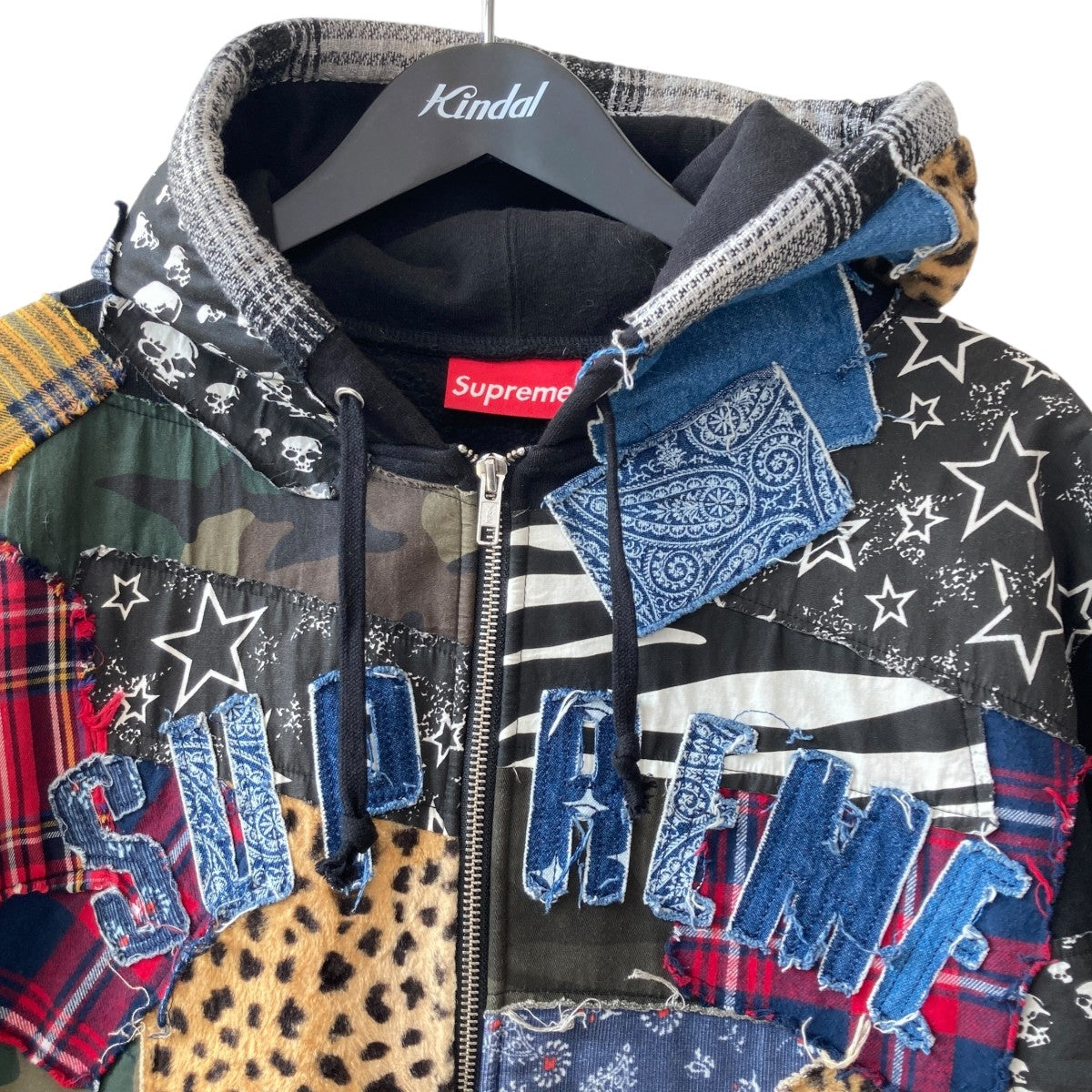Supreme(シュプリーム) PATCHWORK ZIP UP HOODEDパッチワーク