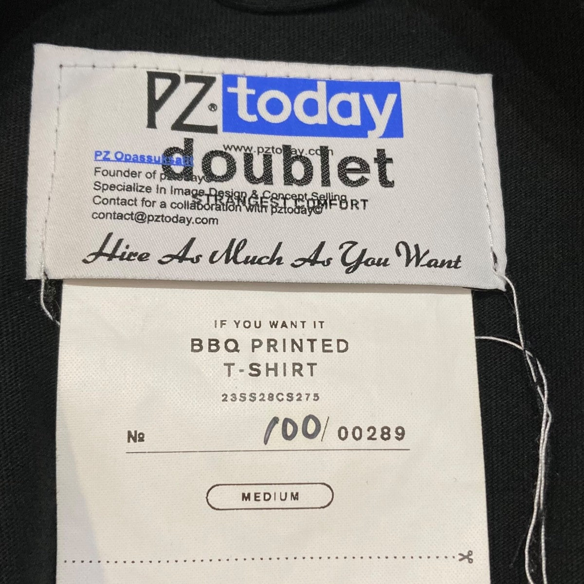 BBQ PRINTED T-SHIRTプリントTシャツ23SS28CS275