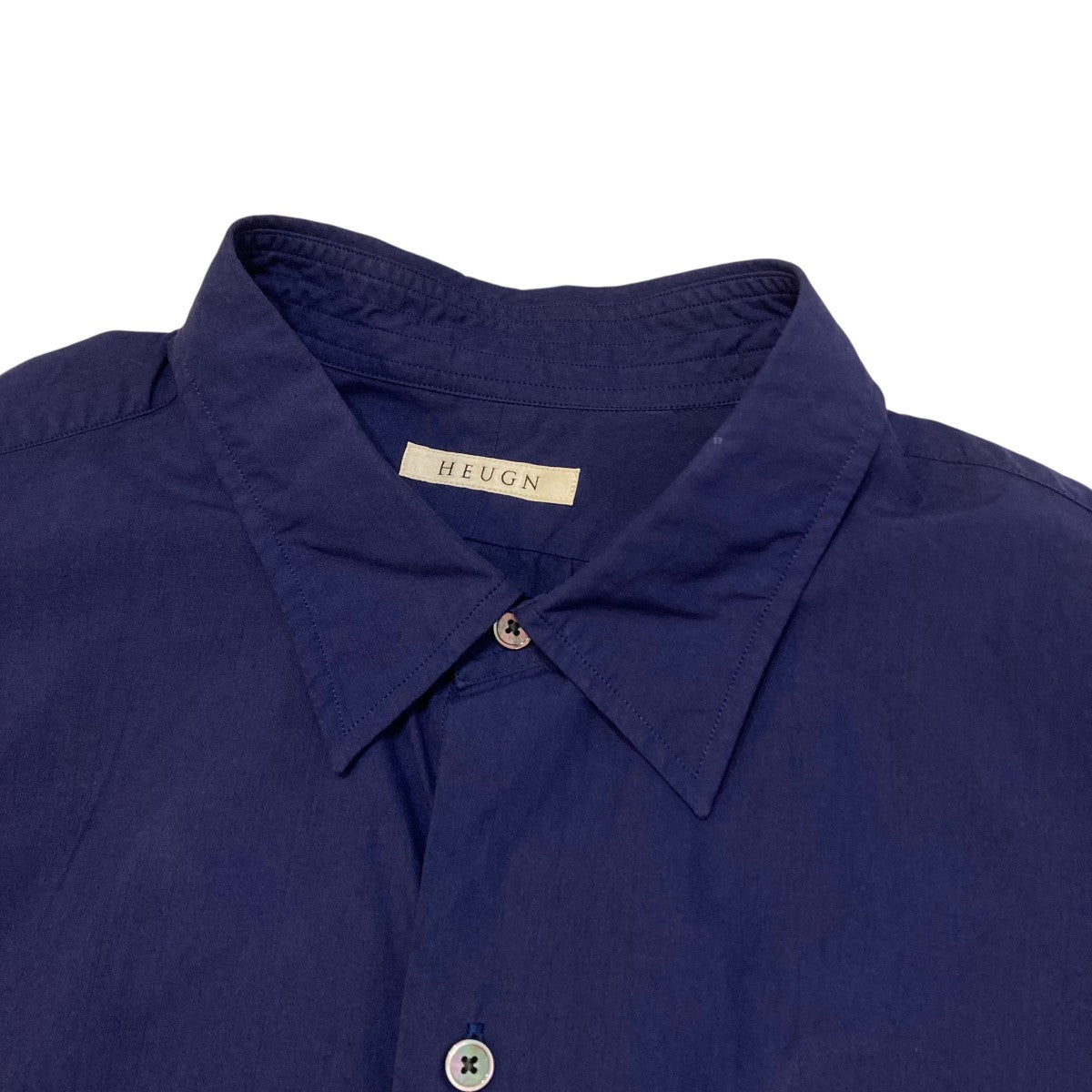 HEUGN(ユーゲン) 長袖シャツSHIRT 042 SHIRT 042 ネイビー