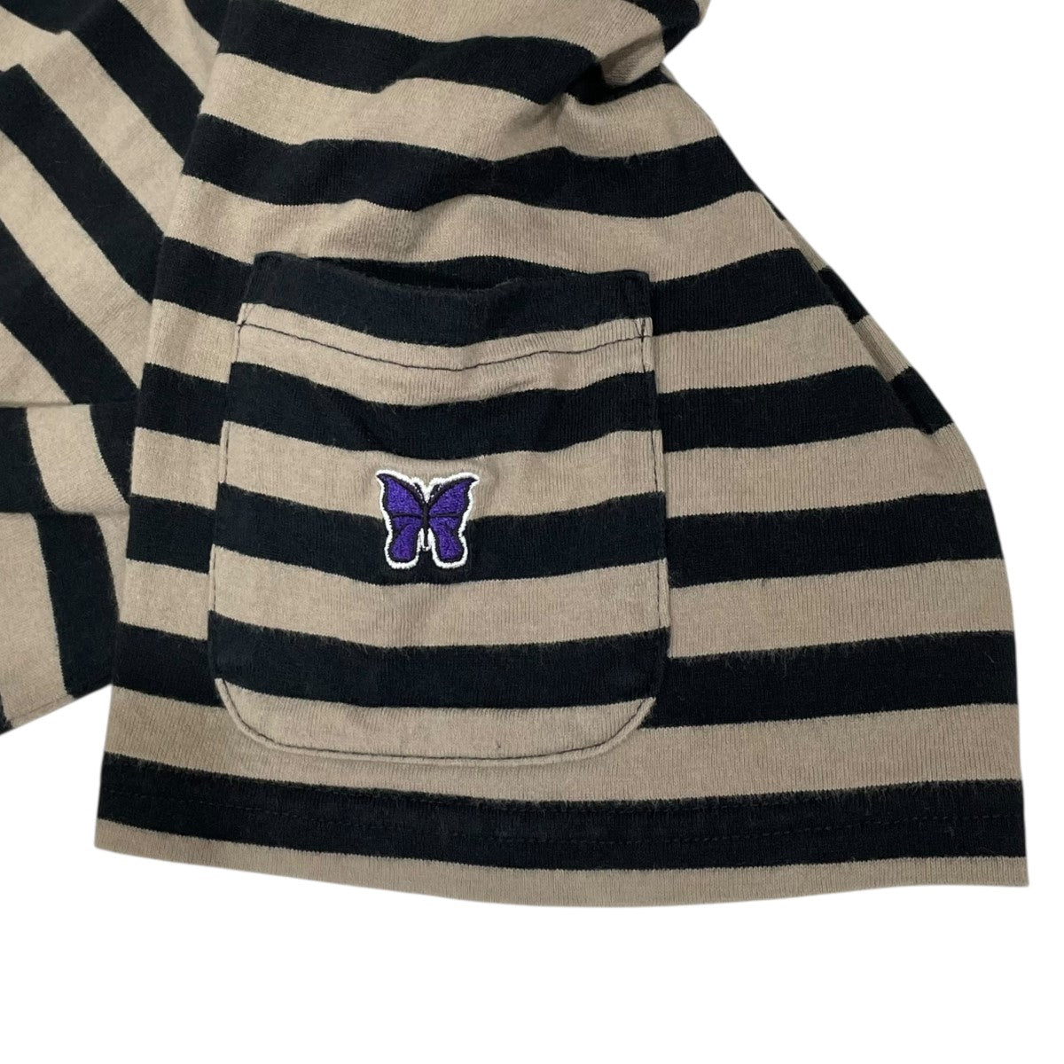 Needles / ニードルズ ボーダー クルーネック コットン Tシャツ NEEDLES[ニードルズ] 23AW L/S Crew Neck Tee-Cotton Stripe Jersey