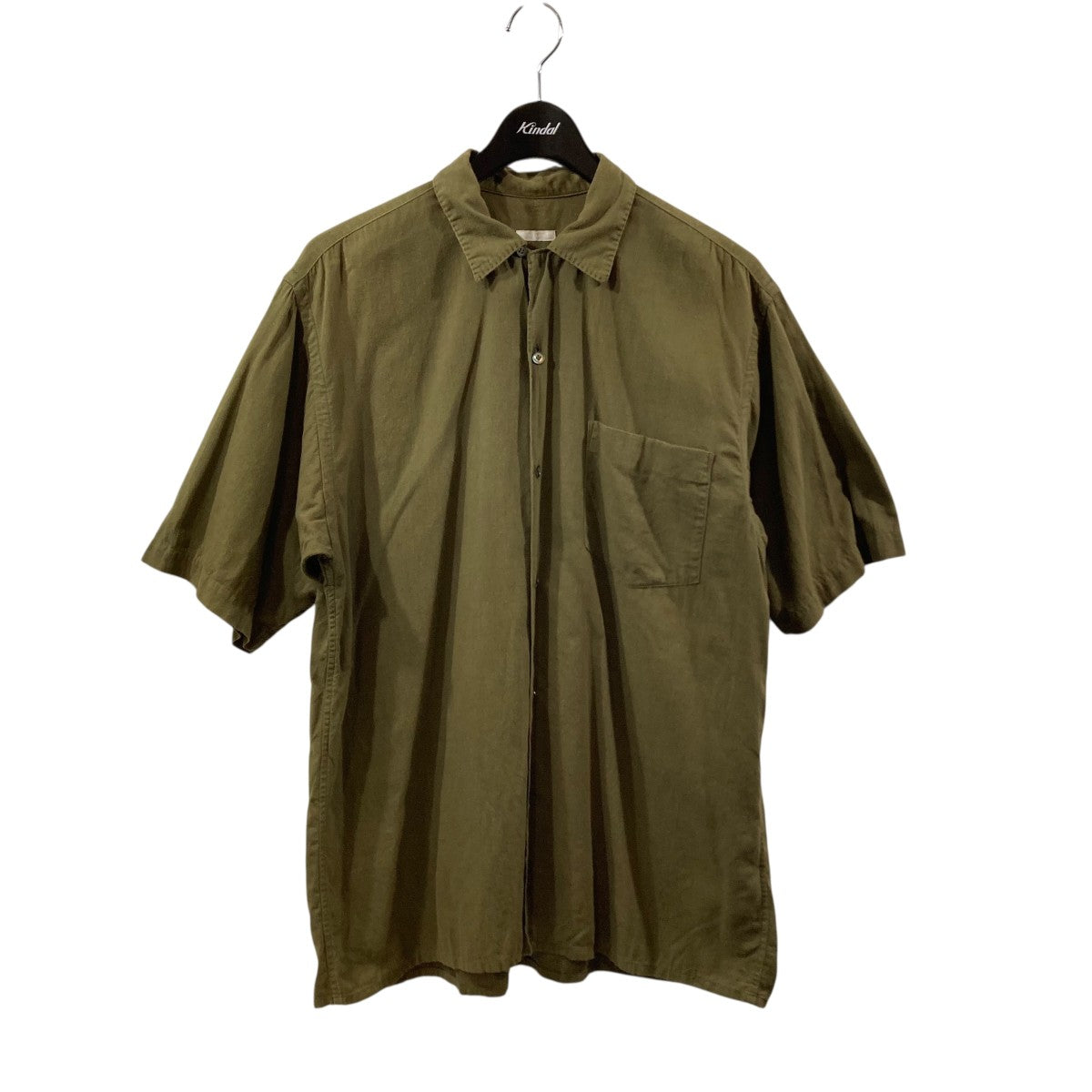 COMOLI コモリ オープンカラー 半袖 シャツ (1) COMOLI / コモリ | KHADIコットン 半袖オープンカラーシャツ