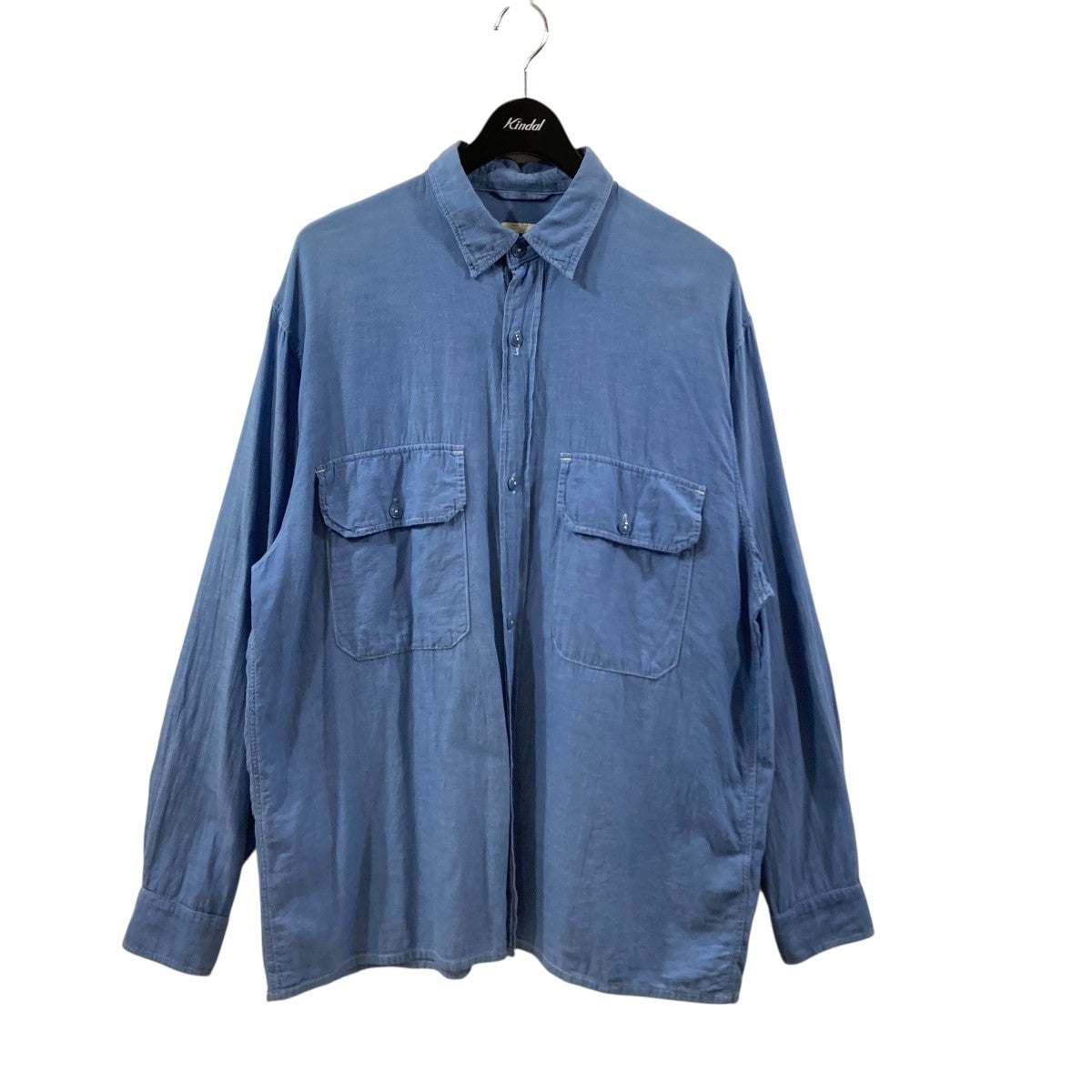 最終価格⭐︎COMOLI ベタシャンCOMOLIシャツ 長袖 サイズ2 COMOLI(コモリ) ベタシャン CPOシャツ長袖シャツT01-02011 T01