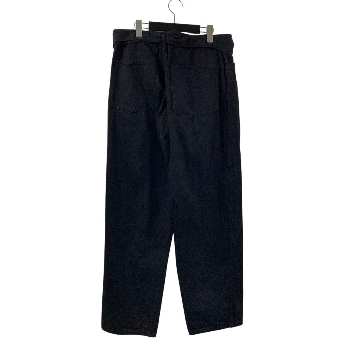 COMOLI デニムベルテッドパンツ BLACK Z01-03001 size2 COMOLI