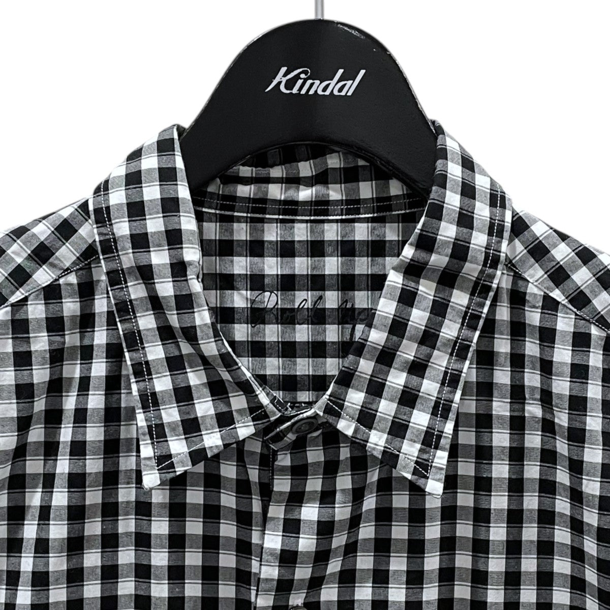 Porter Classic チェック柄シャツ ROLL UP GINGHAM CHECK SHIRT ロールアップ ギンガムチェックシャツ 古着・中古-3枚目のアイテム画像