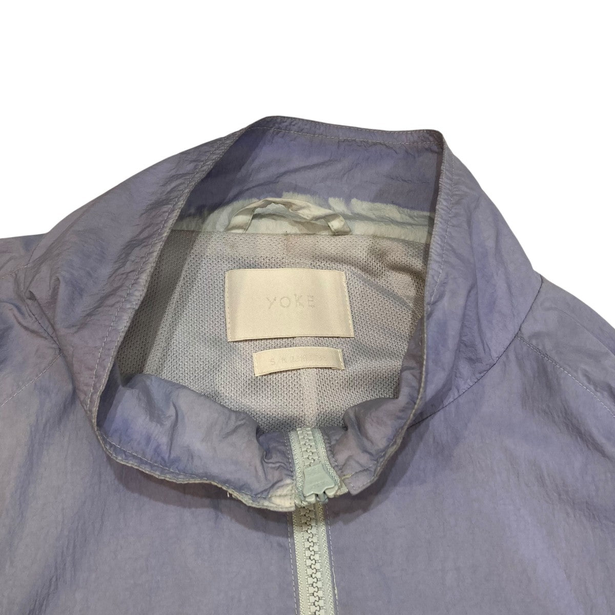 YOKE(ヨーク) SPRAY PRINTED NYLON ZIP BLOUSONジップアップ