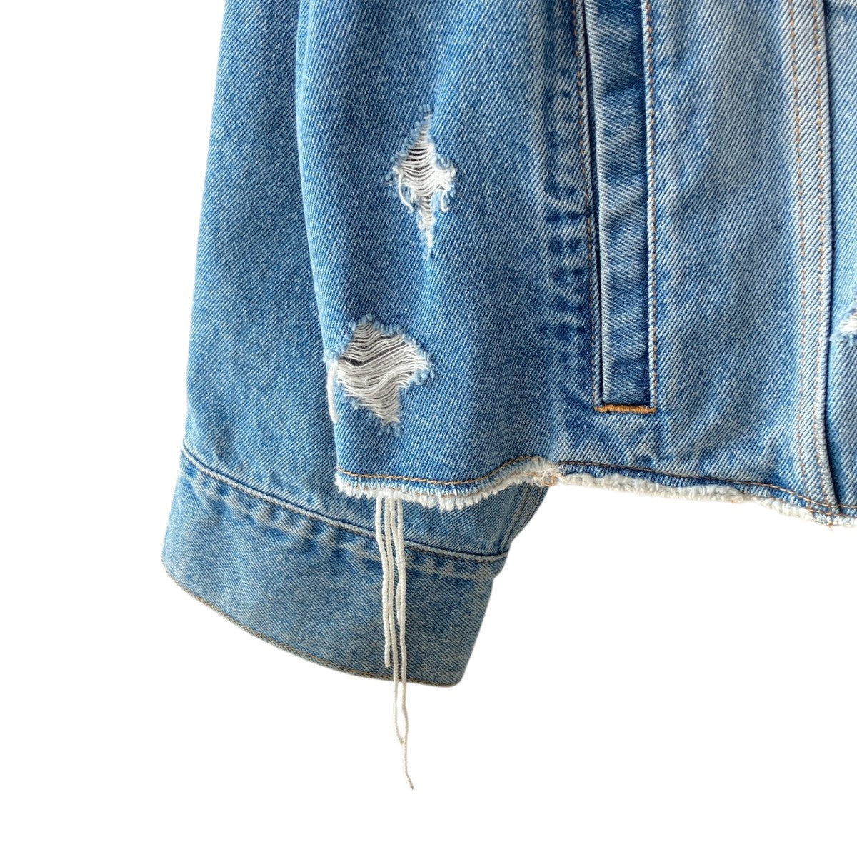 ジャケット・アウター doublet PEARL DECORATION DENIM JACKET S PEARL DECORATION DENIM JACKET