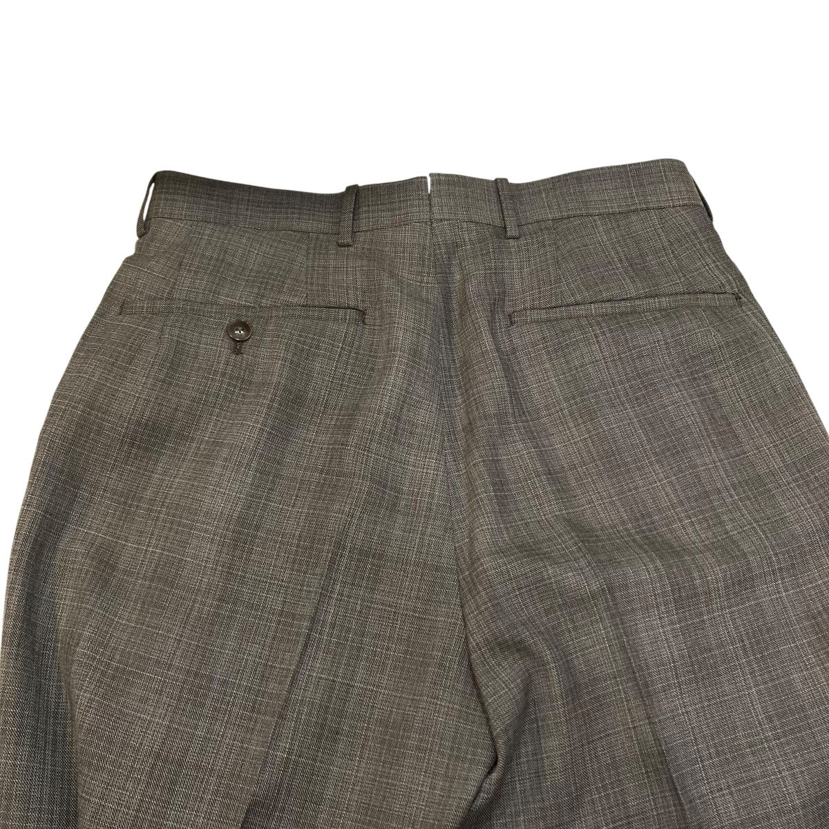 新品未使用MAATEE&SONS 永遠スラックス　マットチェック　サイズ1 MAATEE＆SONS 永遠スラックス マット チェック , Gray – Navyblue