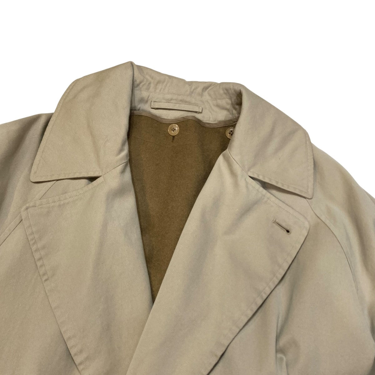 COMOLI コモリ ウール 中綿 タイロッケンコート キャメル size2 COMOLI(コモリ) ウォッシュドタイロッケンコート U03-04012 U03