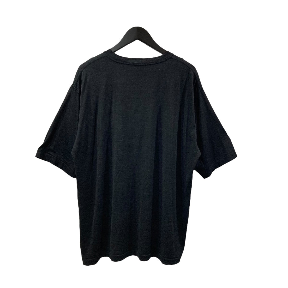 【美品】COMOLI 21SSウール天竺Tシャツ フレンチネイビー　サイズ1 美品】COMOLI 21SSウール天竺Tシャツ フレンチネイビー サイズ1