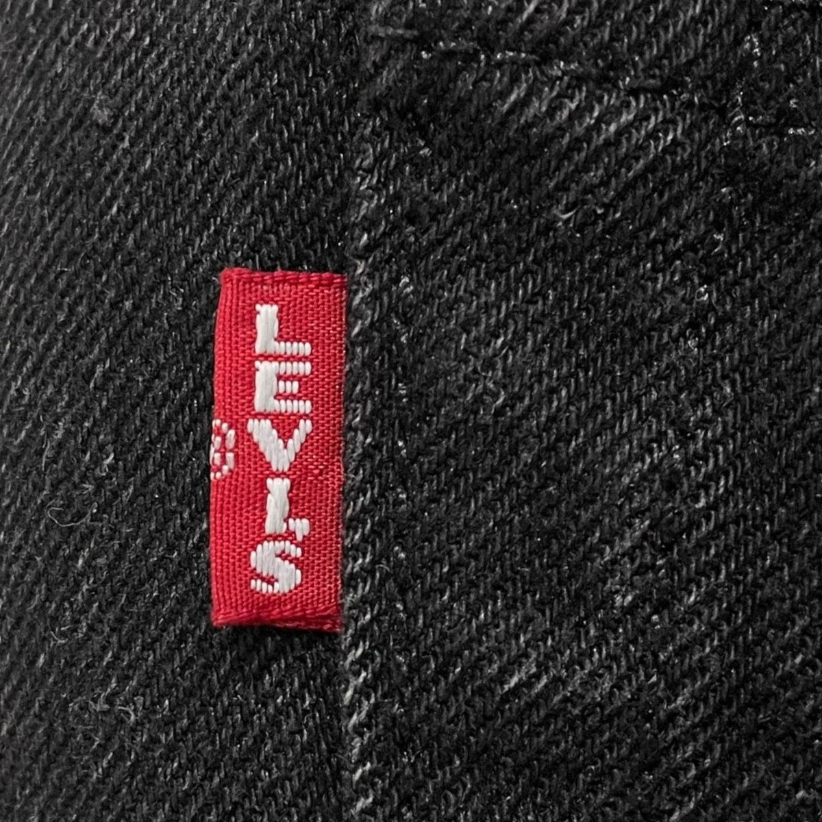 24AW ヴィンテージ加工デニムパンツ 501 DENIM PANTS BLACK 30周年記念 BIG E 0022U-0000