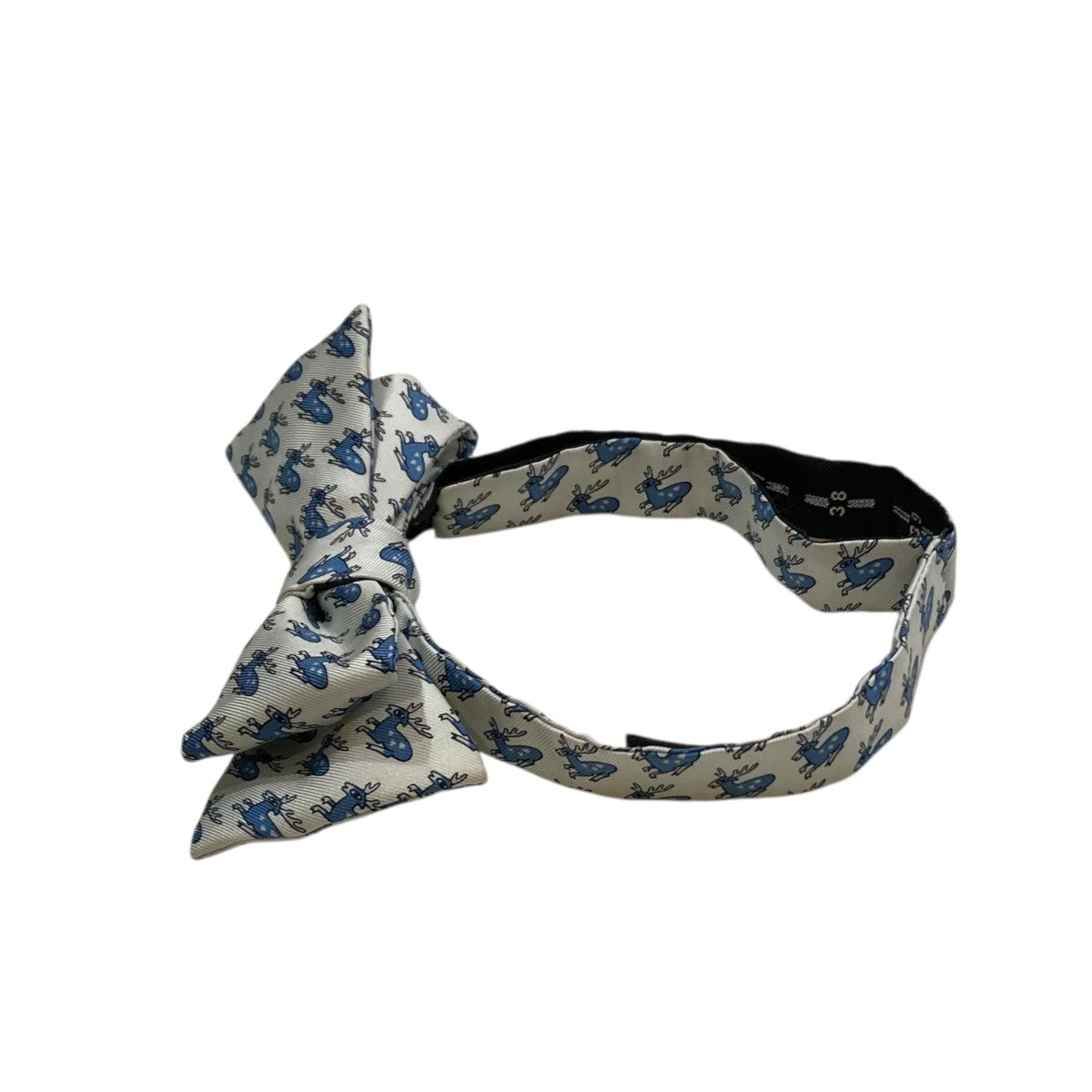 HERMES シカ柄蝶ネクタイ 古着・中古-2枚目のアイテム画像