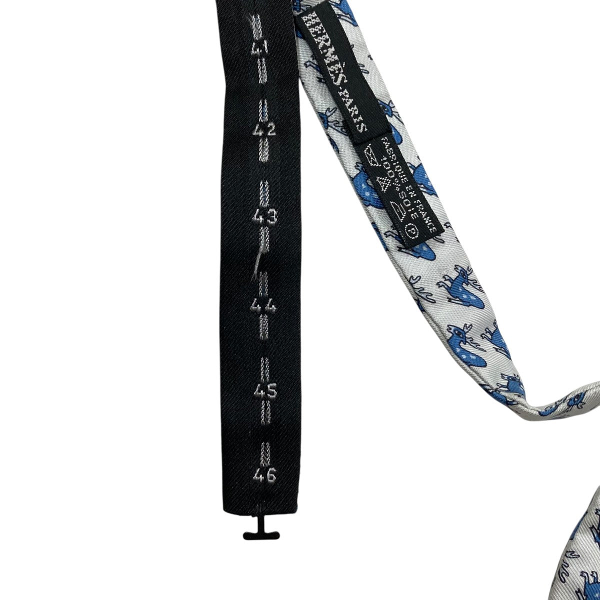 HERMES シカ柄蝶ネクタイ 古着・中古-9枚目のアイテム画像