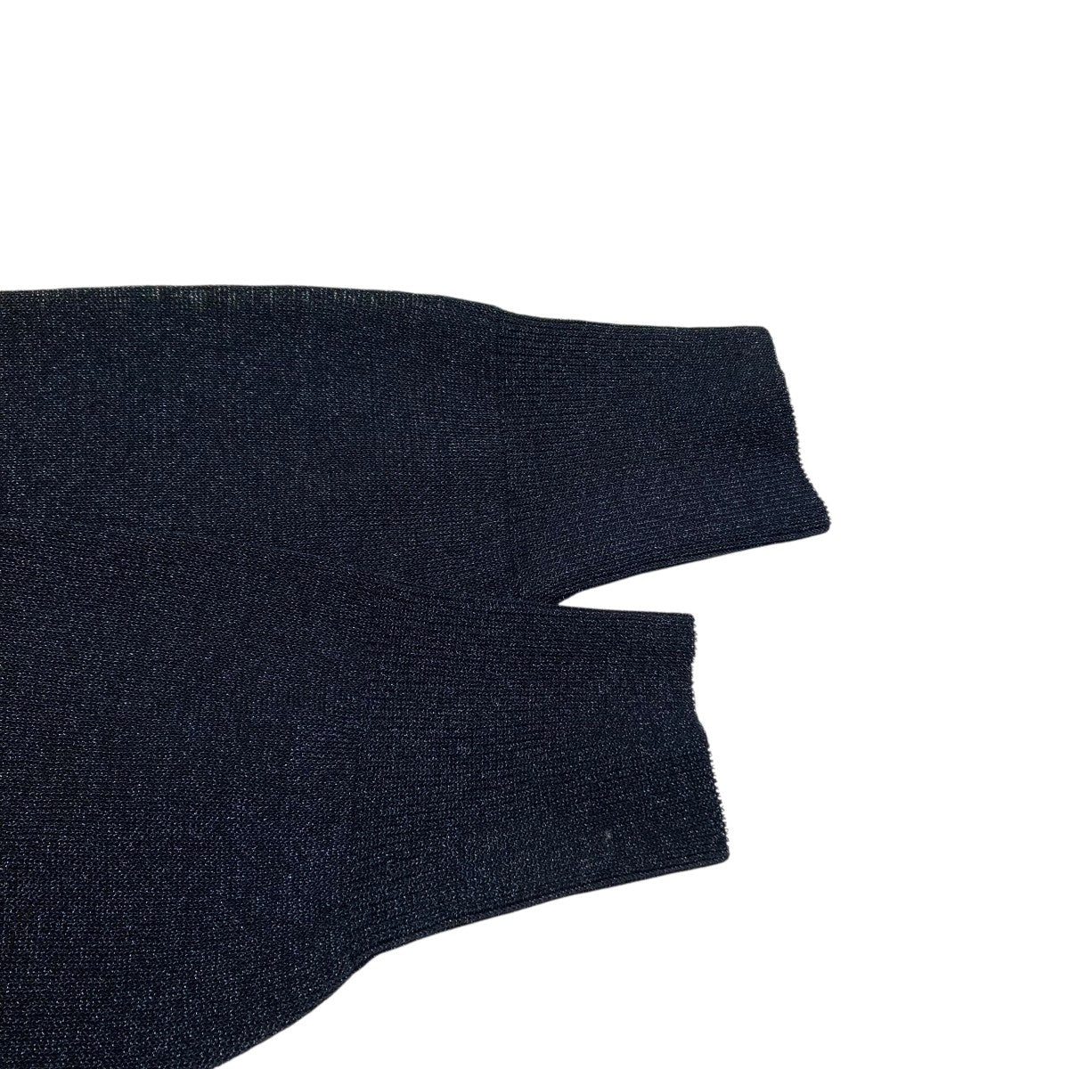 シュタイン ssstein GLITTER KNIT LAYERED RAGLAN CREW ニット ST．1009 ブラック サイズ：S ssstein(シュタイン) GLITTER KNIT LAYERED RAGLAN CREWニットST