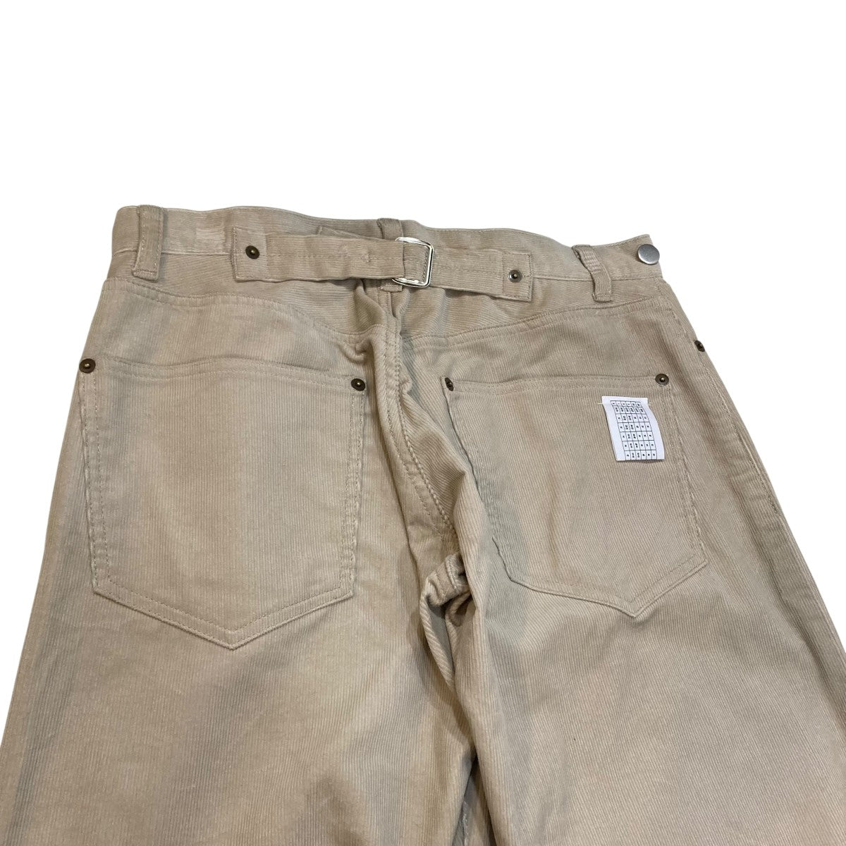 cinch buckle corduroy pantsコーデュロイパンツAO-72