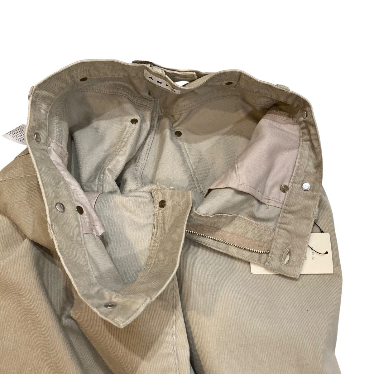 cinch buckle corduroy pantsコーデュロイパンツAO-72
