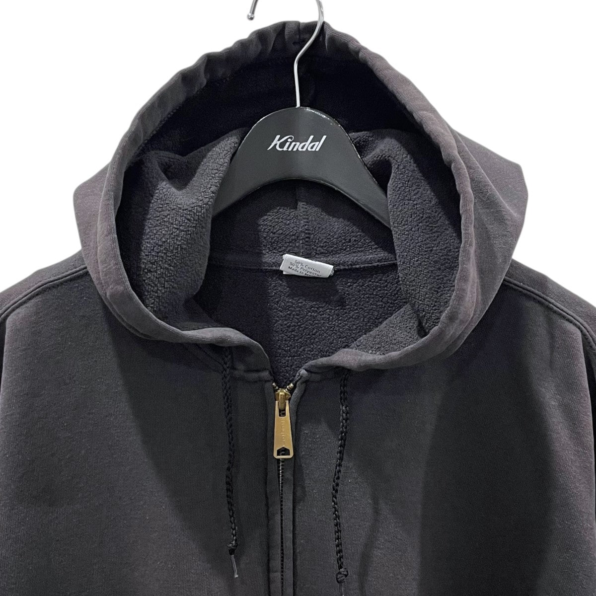 【Carhartt】メキシコ製裏サーマルジップアップパーカー　厚手M（XL相当） 00s メキシコ製 carharttカーハート ライナー付き スウェット