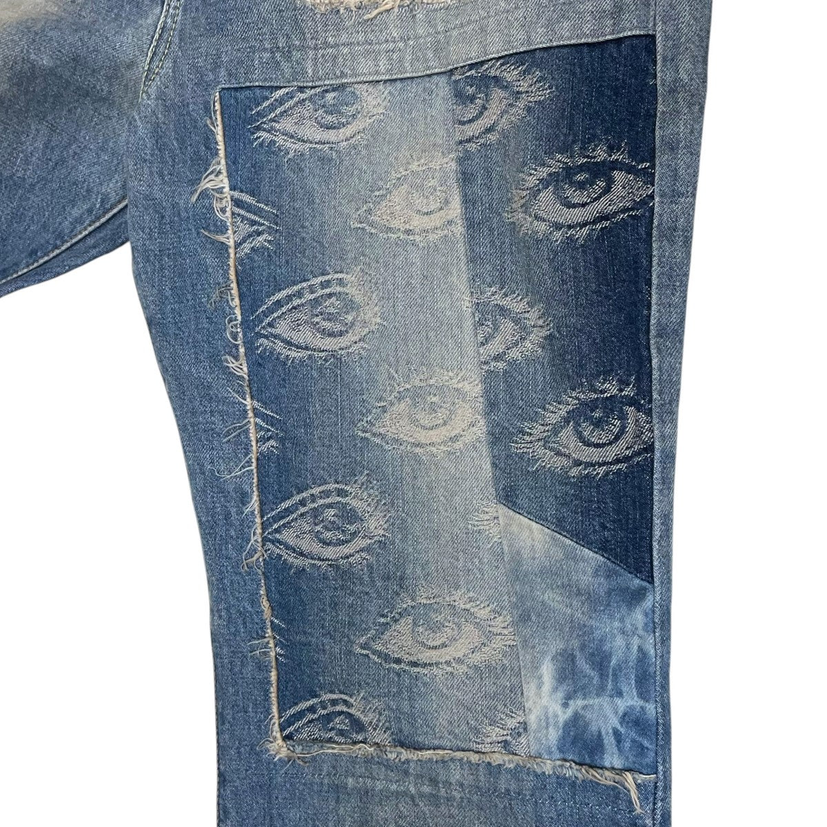 KAPITAL(キャピタル) ダメージ加工フレアデニムパンツ 14oz