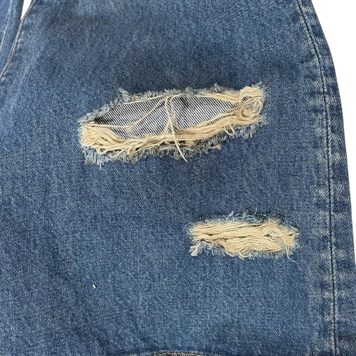 KAPITAL(キャピタル) ダメージ加工フレアデニムパンツ 14oz