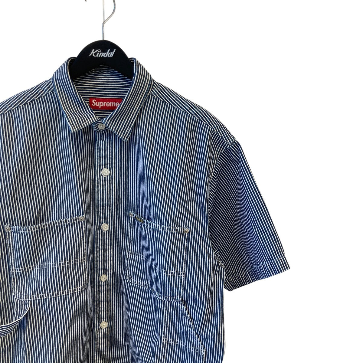Supreme 半袖シャツ 青と白のストライプ Stripe S/S Pajama Shirt | Supreme 25ss