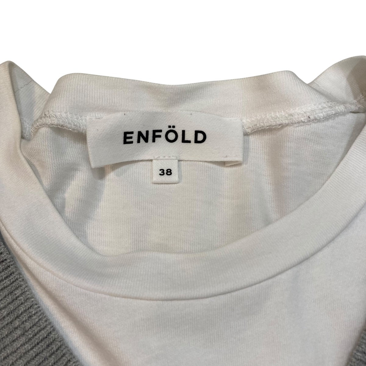 ENFOLD(エンフォルド) 22SSCUT Layered T-SHIRTドッキングT