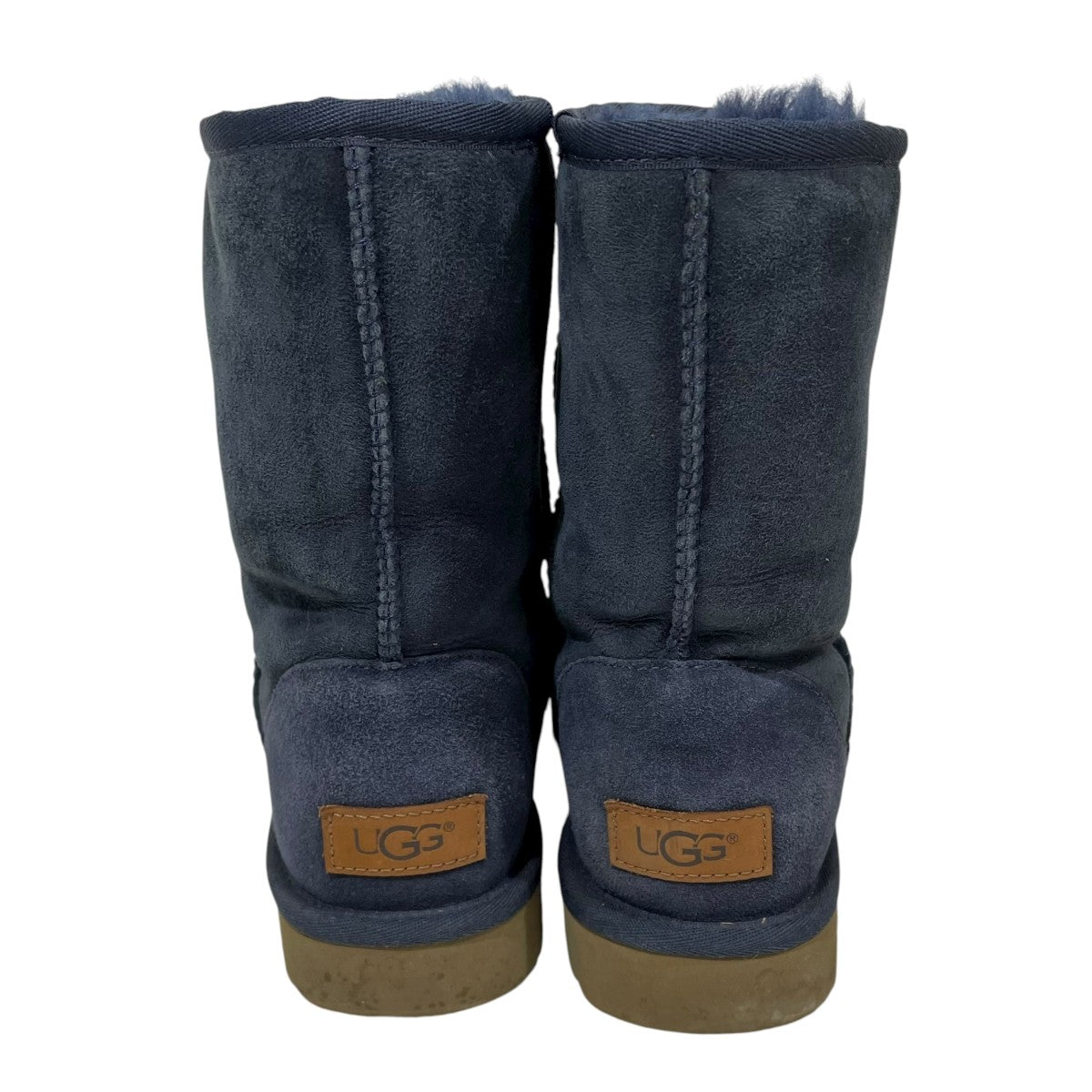 未使用 UGG アグ ムートンブーツ ネイビー glitter アグ UGG CLASSIC MINI II/クラシックミニII ムートン